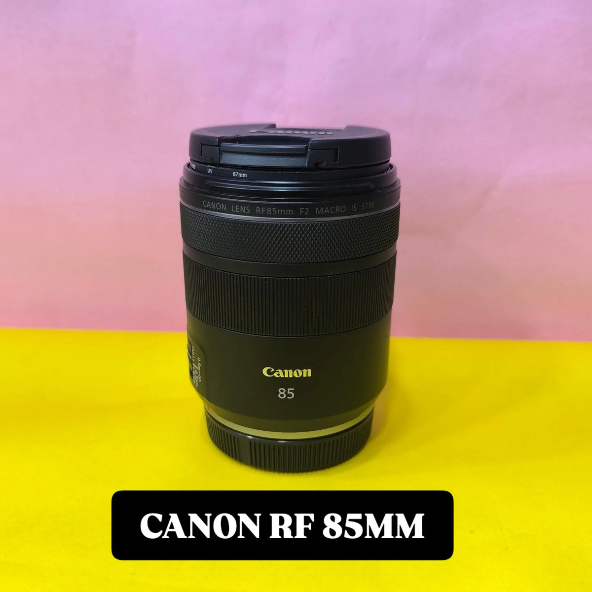 a) Canon RF 85mm f/2 Macro IS STM Lens | Portrait & Macro Prime