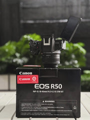 Demo Canon EOS R50 Mirrorless Camera with 18-45mm STM Lens C15