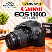 Demo Canon EOS 1300D with EF-S 18-55mm f/3.5-5.6 IS II Lens C25