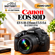 Demo Canon EOS 80D + EF-S 18-135mm IS USM Lens C01