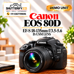 Demo Canon EOS 80D + EF-S 18-135mm IS USM Lens C01
