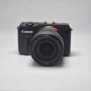 Pre-owned Canon EOS M Camera + EF-M 18-55mm IS STM lens AS56