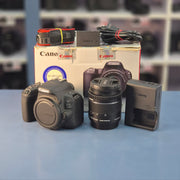 Demo Unit Canon EOS 200D DSLR Camera with EF-S 18-55mm IS STM Lens | AS21