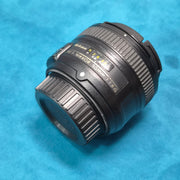 Pre-owned Nikon AF-S 50mm 1:1.8 G Autofocus lens AS83