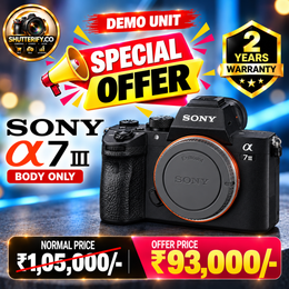 Demo Sony Alpha A7 III (A7M3) Mirrorless Camera Body(SC120)