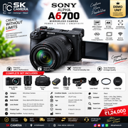 Demo Unit Sony alpha 6700 Mirrorless Camera + FE 18-135mm lens AS12