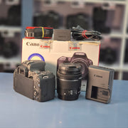 Demo Unit Canon EOS 200D DSLR Camera with EF-S 18-55mm IS STM Lens | AS21