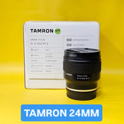 a) Tamron 24mm f/2.8 Di III OSD M1:2 Lens | Full-Frame Wide-Angle Prime for Sony E-Mount
