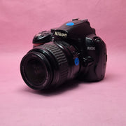 Pre-owned Nikon D3000 DSLR Camera with AF-S DX 18-55mm f/3.5-5.6G Lens | AS27
